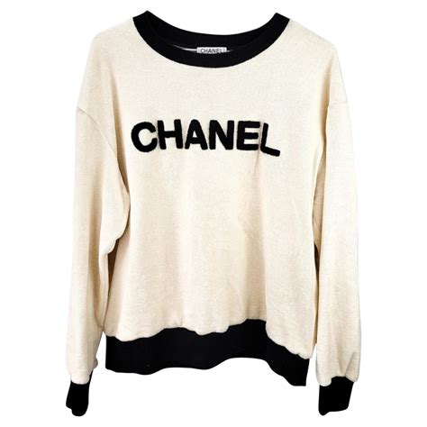 chanel red jumper|chanel sweatshirt vintage.